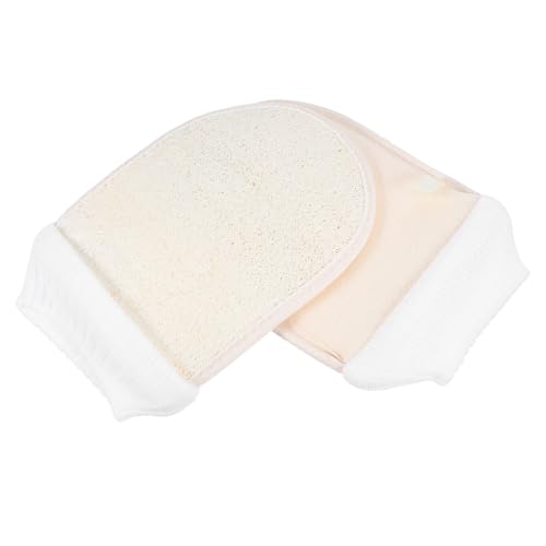 GANAZONO 2stücke Peeling-handschuhe Für Körperpeeling Luffa-spa-handschuhe Entferner Abgestorbener Hautzellen Tiefenreinigungs-handschuhe Geeignet Für Männer Und Frauen von GANAZONO