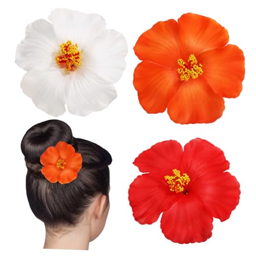 GANAZONO 3 Stück Blumen Haarspangen Haarnadeln Blumen Kopfschmuck Kleine Haarspangen Für Süße Haar Accessoires Für Frauen Party von GANAZONO