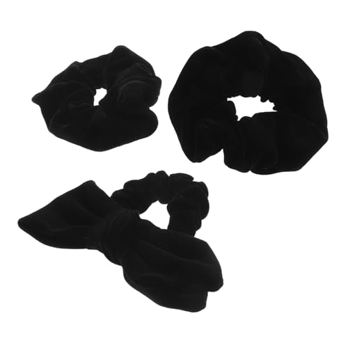 GANAZONO 3 Stück Haarbänder mit Schleife Weiche Samt Haargummis für Damen für Partys Alltag und Besondere Anlässe von GANAZONO