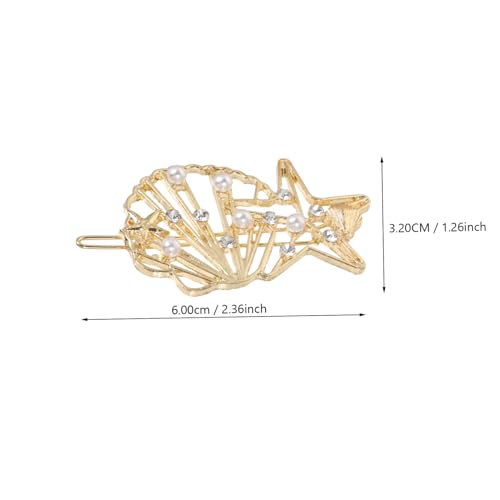 GANAZONO 3 Stück Metall Haarspangen mit Perlen Haarnadeln für Damen und Mädchen Langlebige Legierung Modische Haarschmuck für Party Festival Hochzeit und Alltag von GANAZONO