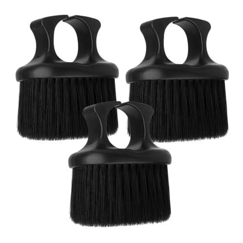 GANAZONO 3 Stück Teiliges Bartpflege Kleine Bartbürste Ergonomisch Leicht Tragbar für Bartstyling und Pflege Herren Retro Ölkopf Haarbürste zum Formen und Sauberhalten von GANAZONO