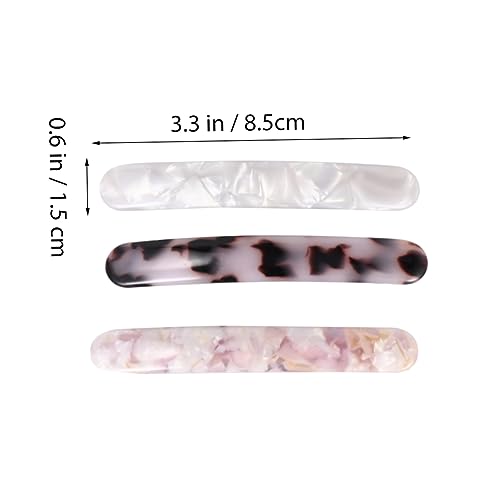 GANAZONO 3stücke Haarnadeln Aus Acetat Damen Haarnadeln Haarspange Haar-pferdeschwanzhalter Kreative Haarspangen Haarschmuck Für Frauen Geeignet Für Jede Jahreszeit Und Haarfarbe von GANAZONO