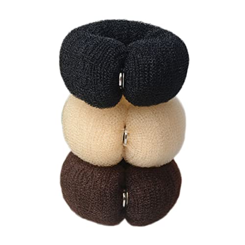 GANAZONO 3 Stücke Lange Mädchen Donut Bun Maker Haarstyling Accessoires Dutt Former aus Nylon für Haarknoten für Langes Haar Praktische Haarbänder GANAZONO 3 Stücke Lange Mädchen Donut Bun Maker Haarstyling Accessoires Dutt Former aus Nylon für Haarknoten für Langes Haar Praktische Haarbänder von GANAZONO