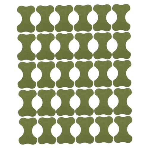 GANAZONO 30 Blatt Haushalts Moxa Aufkleber Kleine Elastische Moxa Patches mit Hoher Haftkraft Kompakt und Tragbar Langlebig und Vielseitig für Alltag Farben Zufällig von GANAZONO