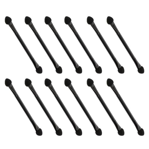 GANAZONO 30 Stück Dual Headed Augen Make Up Schwämme Lidschatten Applikatoren für Anfänger und Profis für Tägliches Make Up und Stylische Looks von GANAZONO