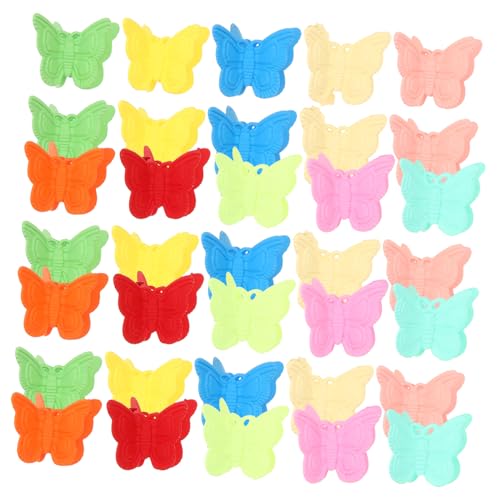 GANAZONO 30 Stück Teiliges Kleine Schmetterling Haarklammern für Mädchen Bunte Haarklammern Haarschmuck Robust Langlebig für Frauen Vielseitiges Styling Zubehör Zufällige Zufällige Farbe von GANAZONO