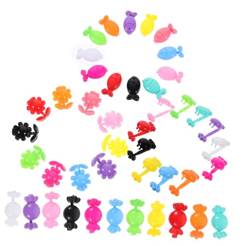 GANAZONO 300stücke Kleine Haarspangen Fisch Und Blumen Süße Haarschmuck Für Mädchen Haaraccessoires Für Partys Alltagslooks Und Besondere Anlässe von GANAZONO