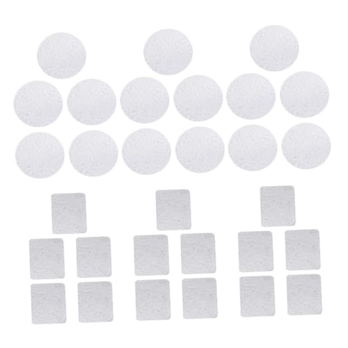 GANAZONO 30stücke Teiliges Metall-sticker Für Lidschatten-palette Runde Und Quadratische Leere Magnet-sticker Für Individuelles Make-up Langlebig Und Einfach Zu Verwenden von GANAZONO