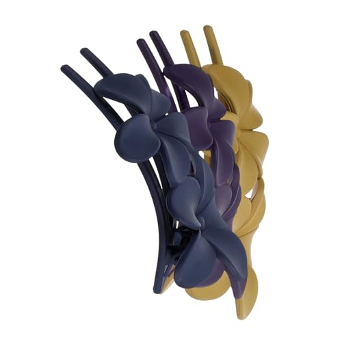 GANAZONO 3stücke Blumen Haarspangen Für Damen Dekorative Haar Clips Mit Blumen Blume Haarspange Für Feines Und Dickes Haar Strass Haarspangen Krokodilklemmen Für Jeden Anlass von GANAZONO