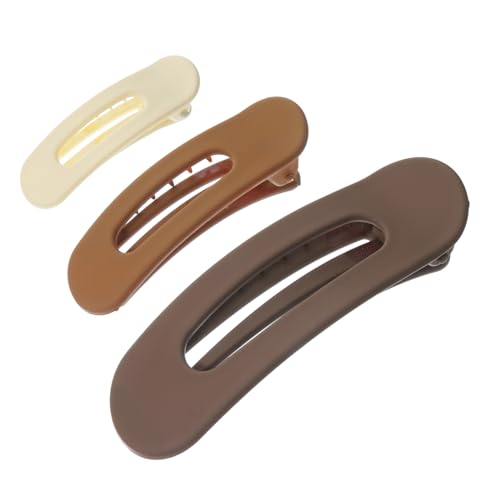 GANAZONO 3stücke Flache Klauen-haarspangen Entenschnabel-haarspangen Dekorative Haarspangen Für Damen Haarschmuck Für Frauen Und Mädchen von GANAZONO
