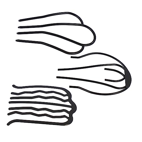 GANAZONO 3stücke U-förmige Haarnadeln Eisenhaarnadeln Praktischer Haarverschluss Damen-haargerät Haarsichere Haarnadeln Diy Frisur Werkzeuge Für Tänze Partys Und Alltag von GANAZONO