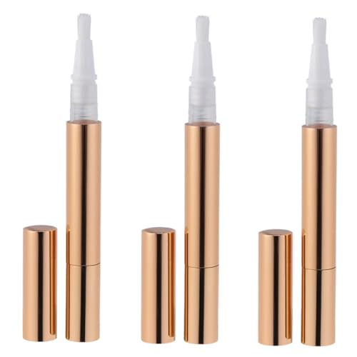GANAZONO 3stücke Leere Nagellackflasche Nachfüllbare Lipgloss Tube Einfache Leere Mini Kosmetiktube Diy Lippenöl Behälter Für Eyeliner Concealer von GANAZONO