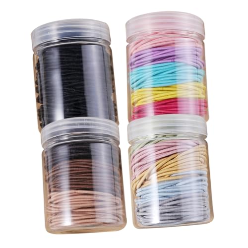 GANAZONO 4 Boxen Buntes Nylon Haarbänder für Damen Elastische Haargummis für und Mädchen Vielseitige Haarschmuck Accessoires für Alltag von GANAZONO