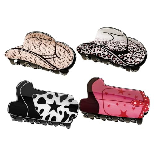 GANAZONO 4stücke Teiliges Haarklammern Für Frauen Haarklammern Im Western-stil Für Dickes Haar Tragbare Und Leichte Haaraccessoires Für Jeden Anlass von GANAZONO