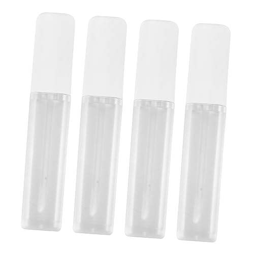 GANAZONO 4stücke Teiliges Set Quadratische Frosted Lip Gloss Tubes Wiederverwendbare Lippenbalsam Und Lipglossbehälter Für Tägliche Anwendung Und Reisen Leicht Für Proben von GANAZONO