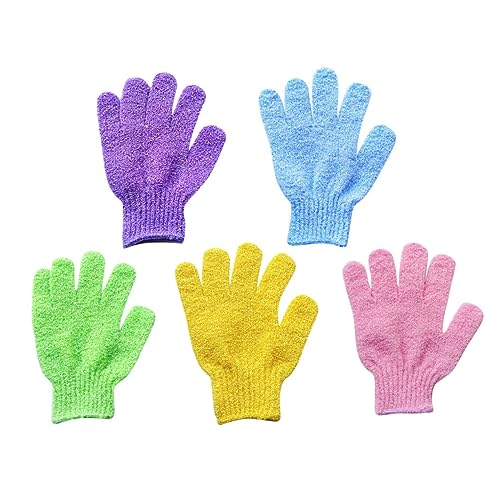 GANAZONO 5 Paare Fünf Finger Badehandschuhe Peeling Handschuhe für Körperpflege Dusch und Sauna Scrubber für Männer und für Spa Anwendungen und Sanftes Peeling GANAZONO 5 Paare Fünf Finger Badehandschuhe Peeling Handschuhe für Körperpflege Dusch und Sauna Scrubber für Männer und für Spa Anwendungen und Sanftes Peeling von GANAZONO