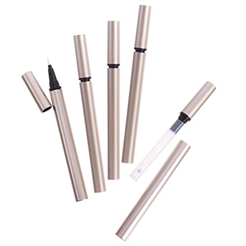 GANAZONO 5Stücke Teiliges Nachfüllbare Eyeliner Röhrchen Praktische DIY Flasche für Flüssig Eyeliner und Nagelöle Tragbar Langlebig für Unterwegs von GANAZONO