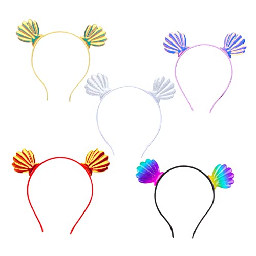 GANAZONO 5stücke Teiliges Junge Mädchen Haarband Mit Glitzer Bunte Ocean Headbands Für Mädchen Für Partys Und Alltagslooks Bequem Und Stylisch Sorgt Für Einen Auffälligen Auftritt von GANAZONO