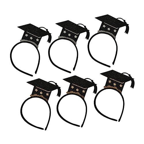GANAZONO 6 Stück Arzt Hut Stirnband Abschlussfeier Haarzubehör abschluss kopfschmuck Party lustiges Stirnband Kopfbedeckung Mädchen haarschmuck Graduierung Haarreifen Mini Arzt Hut Haarband GANAZONO 6 Stück Arzt Hut Stirnband Abschlussfeier Haarzubehör abschluss kopfschmuck Party lustiges Stirnband Kopfbedeckung Mädchen haarschmuck Graduierung Haarreifen Mini Arzt Hut Haarband von GANAZONO