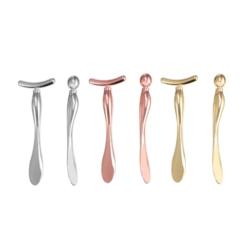 GANAZONO 6stücke Teiliges Augencreme-spatel Tragbare Hautpflege-werkzeuge Mit Löffel Form Für Effektive Augenmassage Und Einfache Anwendung Für Tägliche Nutzung von GANAZONO