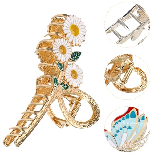 GANAZONO 6 Stück Haarklammern Für Damen Blumenmuster Kleine Haarklammern Styling Griff Hübsche Hochzeitsklammern Bobby Krallenklammern Niedliche Für Mädchen von GANAZONO