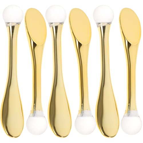 GANAZONO 6 Stück Teiliges Gesichtsmaske Löffel und Massage Sticks Gold Leichte Anwendung für Augenmassage Augenringe Praktisch und Langlebig von GANAZONO