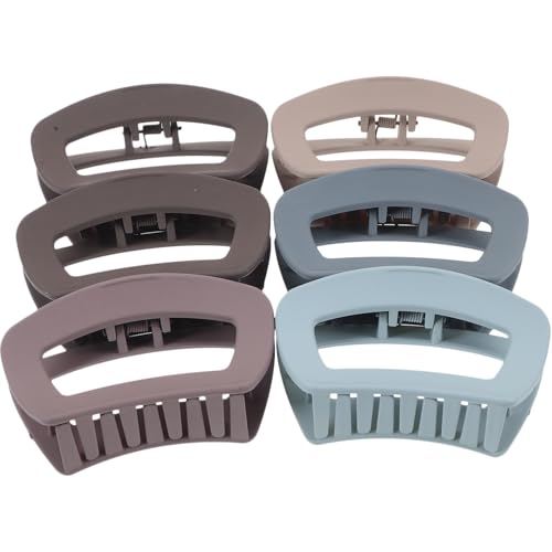 GANAZONO 6stücke Haarklammern Aus Kunststoff Für Frauen Duschspange Haarklammer Schlicht Und Elegant Praktisch Und Angenehm Zu Tragen Für Täglichen Gebrauch von GANAZONO