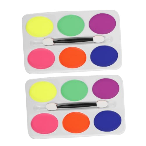 GANAZONO 6-farben-ölschminke-set – Kinderschminke-set – Halloween-make-up-palette – Anwendung – Clown-make-up Für Kinder Und Erwachsene von GANAZONO
