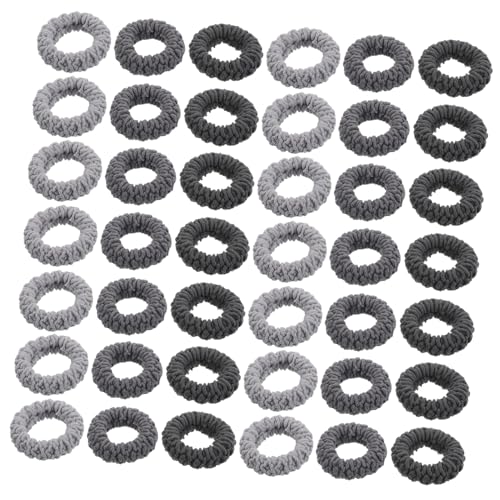 GANAZONO 60 Stück Weiche Gestrickte Haargummis für Frauen Mädchen Elastische Dicke Dehnbare Haarschleifen für Pferdeschwanz Vielseitig Haarschonend Modische Haarbänder von GANAZONO