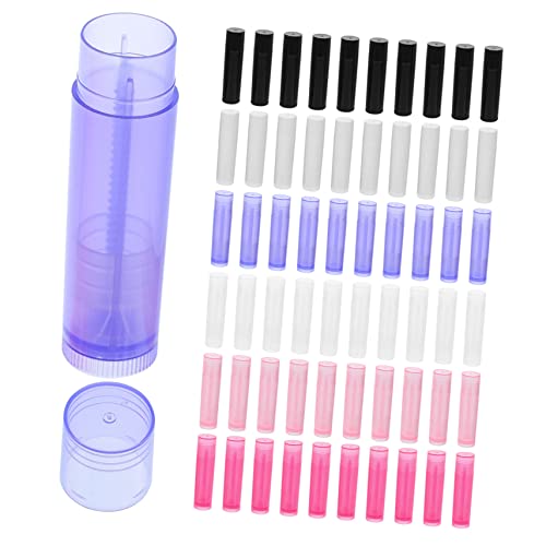 GANAZONO 60stücke Leere Lip Balm Röhrchen Für Lippenstift Wiederverwendbare Kosmetikbehälter Transparent Für Lippenbalsam Lippencreme Und Mehr von GANAZONO
