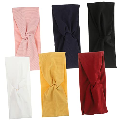 GANAZONO 6stücke Stirnbänder Für Damen Knoten Yoga Workout Haar Zubehör Breit Elastisch Atmungsaktiv Make-up Stirnband Damen-stirnbänder GANAZONO 6stücke Stirnbänder Für Damen Knoten Yoga Workout Haar Zubehör Breit Elastisch Atmungsaktiv Make-up Stirnband Damen-stirnbänder von GANAZONO