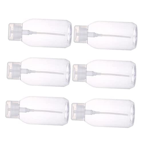 GANAZONO 6Stücke Pumpflasche für Nagellackentferner Kosmetikspender für Make Up Entferner für Zuhause und Unterwegs Auslaufsicher und Leicht zu Bedienen von GANAZONO