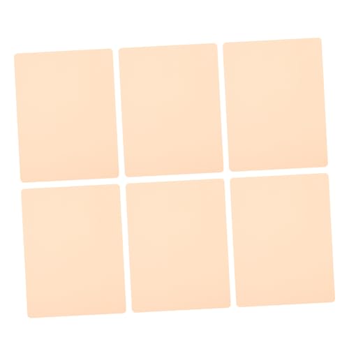 GANAZONO 6stücke Tattoo Übungshaut Aus Silikon Weiche Hautähnliche Tattoo-praxis Für Anfänger Und Profis Für Eyeliner Und Körperkunst von GANAZONO