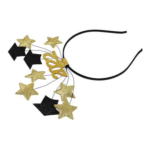 GANAZONO Arzt Hut Stirnband Haardekore für Abschlussfeiern Mini Party Hüte Partyhüte für Erwachsene klein Grad Accessoires für Abschlussfeiern schicke Haarspange Grüßer Golden von GANAZONO