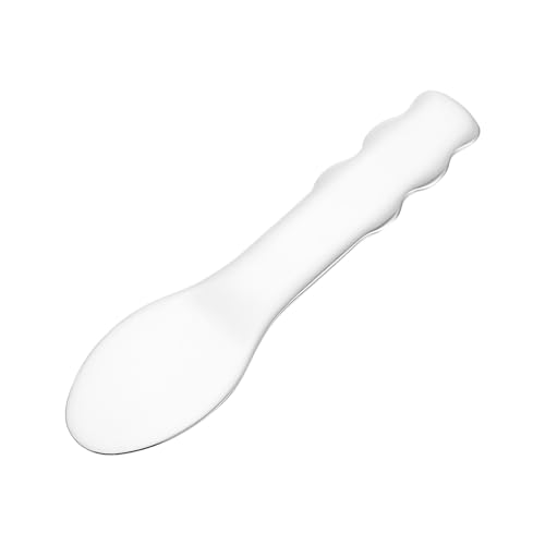 GANAZONO Augencreme Löffel Metall Spatel für Makeup Gesichtsmaske Wiederverwendbar Tragbar für Kosmetikproben und Hautpflege von GANAZONO