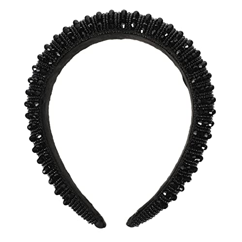 GANAZONO Rhinestone Haarband Für Damen Und Mädchen Elegantes Haaraccessoire Für Hochzeiten Partys Und Besondere Anlässe Mit Kristallverzierung Breites Design Für Einen Glamourösen von GANAZONO