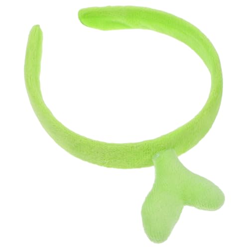 GANAZONO Bean Sprouts Haarband Damen Party Sprout Clips Süßes Stirnband Kopfbedeckung Kostüm Cosplay Clip Geburtstagsstirnband Valentinstagsstirnband Kostümstirnbänder Stoff Grün von GANAZONO