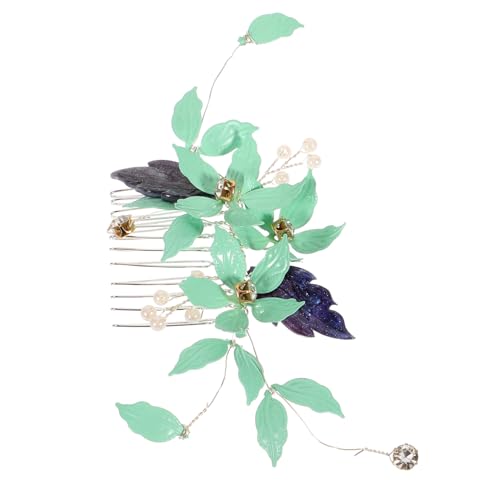 GANAZONO Blatt Haarkamm für Dekorativer Perlen Haarkamm Hochzeit Haarschmuck Brautschmuck Festliches Zubehör GANAZONO Blatt Haarkamm für Dekorativer Perlen Haarkamm Hochzeit Haarschmuck Brautschmuck Festliches Zubehör von GANAZONO