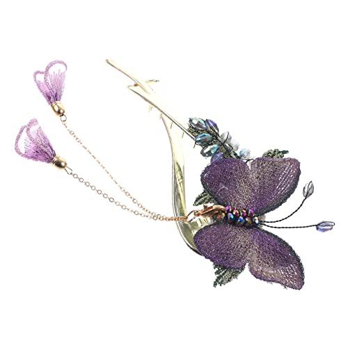 GANAZONO Butterfly Haarklammer mit Quaste Haarspange für Dutt Hochsteckfrisuren für und Mädchen für Hochzeiten und Besondere Anlässe GANAZONO Butterfly Haarklammer mit Quaste Haarspange für Dutt Hochsteckfrisuren für und Mädchen für Hochzeiten und Besondere Anlässe von GANAZONO