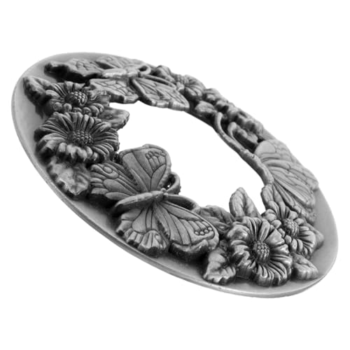 GANAZONO Candle Accessoires Smart Cover Schutz für den Kerzenaufsatz Duftkerzentöne Kerzenaufsätze für Kerzen im Glas Staubschutzhüllen für Kerzen Aromakerzendeckel Eisen Silber von GANAZONO