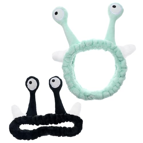 GANAZONO 2stücke Wasch Stirnbänder Für Gesicht Spa Make-up Haarband Elastisch Plüsch Komfortabel Haar Halter Damen Mädchen Geschenk Haarband Zum Waschen Des Gesichts Gesichtwasch-stirnband von GANAZONO