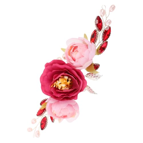 GANAZONO Chinesisches Hochzeits Haarband mit Realistischer Pfingstrosen Blumengirlande Eleganter Brautschmuck Natürliches Design für Garten und Outdoor Hochzeiten Geeignet für Klassische GANAZONO Chinesisches Hochzeits Haarband mit Realistischer Pfingstrosen Blumengirlande Eleganter Brautschmuck Natürliches Design für Garten und Outdoor Hochzeiten Geeignet für Klassische von GANAZONO