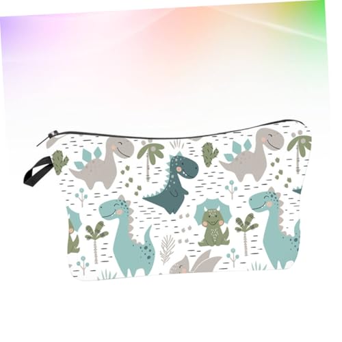 GANAZONO Dinosaurier Handtasche Polyester Kosmetiktasche Reise Make Up Organizer Leicht Tragbar Damen Multifunktional Für Outdoor Camping Urlaub von GANAZONO