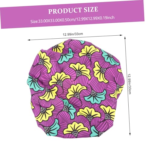 GANAZONO Schlaf Haarhaube Für Damen Elastische Duschhaube Aus Polyester Nachtmütze Haushaltshaube Badehut Mit Stretchband Haarschutz Kopfbedeckung von GANAZONO