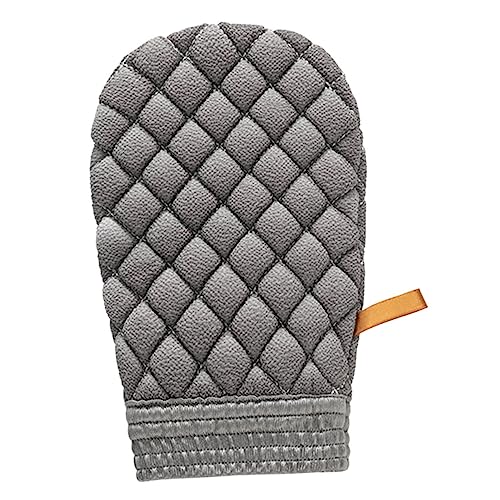 GANAZONO Doppelseitiges Peeling badetuch für Herren Körperpeeling handtuch Schnelles Aufschäumen Effektive Reinigung von Rücken Nacken Schultern Langlebiges Material für Ölige Haut von GANAZONO