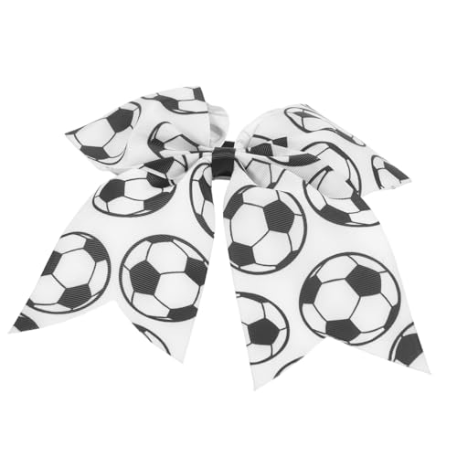 GANAZONO Elastisches Fußball haarband mit Schleife Ponytail halter für Mädchen Haarschmuck accessoire Geeignet für Sport Party und Fein zum Binden und Sanft zu Entfernen von GANAZONO