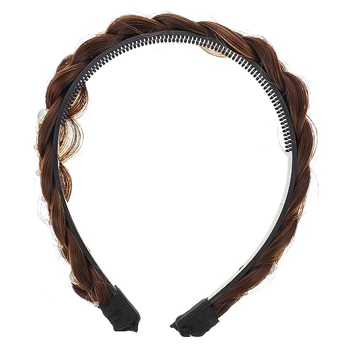 GANAZONO Eleganter Haarschmuck Für Damen Fischgräten Zopf Haarband Rutschfester Haarschmuck Für Besondere Anlässe Perücke Design Haarreifen Ideales Accessoire GANAZONO Eleganter Haarschmuck Für Damen Fischgräten Zopf Haarband Rutschfester Haarschmuck Für Besondere Anlässe Perücke Design Haarreifen Ideales Accessoire von GANAZONO
