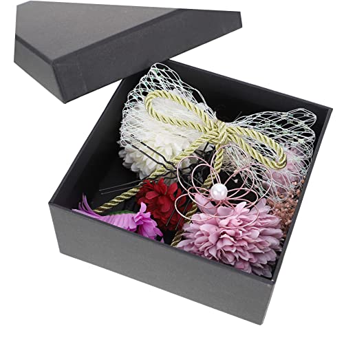 GANAZONO Floraler Kopfschmuck Im Japanischen Stil Dekorativer Blumen Haarschmuck Für Mädchen Kimono Haar Ornament Aus Zartem Material von GANAZONO