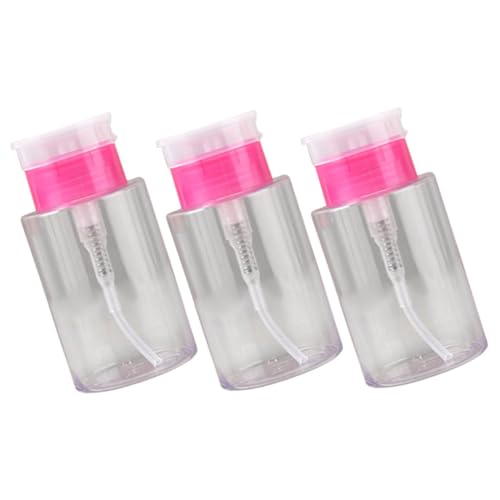 GANAZONO 3stücke Pressflaschen Für Nagellackentferner Und Make-up Entferner Nachfüllbare Pumpflaschen Praktisch Und Auslaufsicher Für Reisen Und Alltag von GANAZONO
