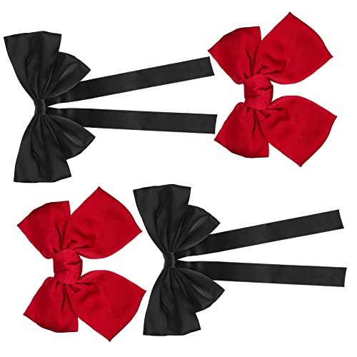 GANAZONO 4stücke Haarschleifen Für Damen Große Satin-bowknot Clips Und Elegante Haarspangen Für Besondere Anlässe Und Alltag Vintage Haarschmuck Für Frauen Und Mädchen von GANAZONO